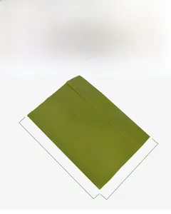 Detail view of green biodegradable dog waste bags with 33cm x 23cm size specifications