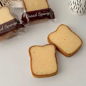 Bread Toast Shaped Cleaning Sponge Soft High Elasticity Scrubber For Kitchen Dishwashing Pot Pan Decorative