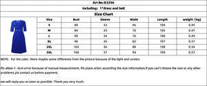 Guide détaillé des tailles pour la robe plissée à col en V avec mesures de la taille