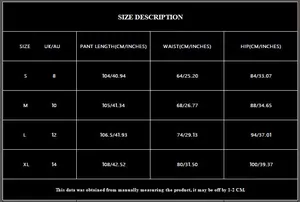 Guide des tailles détaillé pour jupe zébrée taille haute pour les tailles UK 8 à 14