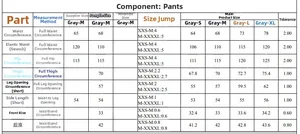 Detailed size chart for men's ice silk pajama shorts including waist and hip measurements