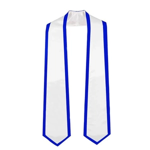 Premium Satin Graduation Stole Unisex Plain Honour Sash For College High School Graduation Ceremony Party Gown Accessories