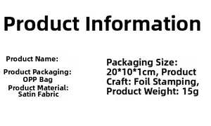 Detailed product specifications for Bride to be satin sash with gold foil stamping