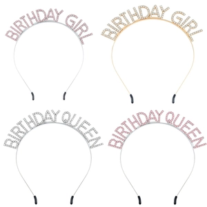 Strass Geburtstag Königin Haarreif Geburtstag Mädchen Tiara Für Geburtstagsfeier Dekorationen Jubiläum Event Zubehör