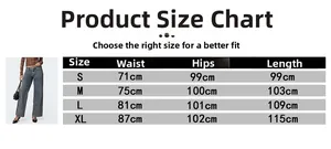 Size chart showing waist, hips, and length measurements for leopard heart denim jeans