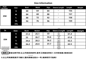 Detailed size guide for summer maxi dress showing bust waist and hip in cm and inch