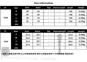 Size chart for V-neck sleeveless chiffon evening dress with CM and INCH measurements
