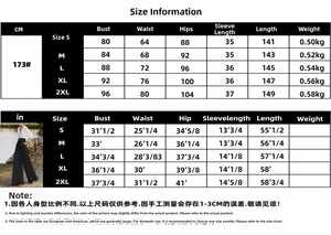 Size chart for women's V-neck wide-leg jumpsuit with detailed CM and inch measurements