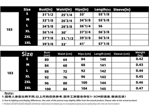Size chart for off-shoulder fishtail dress in S-3XL with inches and cm measurements