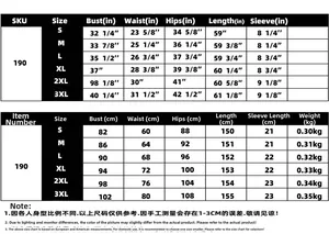 Detailed size chart for elegant off-shoulder evening dress ranging from size S to 3XL