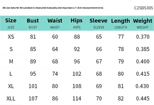 Detailed size guide table for elegant deep V-neck ruched mini dress showing measurements