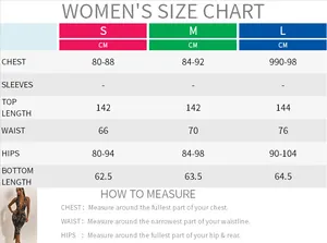 Detailed size chart for women's leopard print halter top and mini skirt set in cm