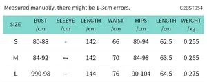Detailed size chart for leopard print halter top and skirt set with measurements in cm