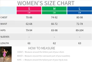 Size chart for strapless bodycon mini dress showing measurements in centimeters for S, M, L