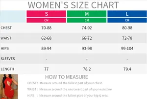 Guide des tailles pour la robe sans manches évidée avec mesures détaillées en CM