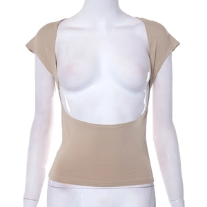 Close-up of back support structure on high-density elastic posture corrector vest