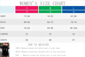 Comprehensive size guide for women's off-shoulder slim long sleeve dress in centimeters