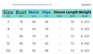 Size chart for women's sleeveless cowl neck bodysuit showing S-XXL detailed measurements