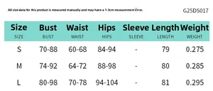 Detailed size chart for women's summer off-shoulder mini dress with S M L measurements