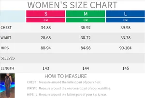 Detailed size chart for women's black backless lace maxi dress in cm with measurements