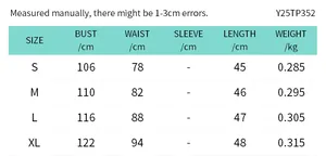 Size chart showing S to XL measurements for women's solid sleeveless zip-up puffer vest