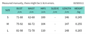 Detailed size chart for elegant square neck sleeveless maxi dress with body measurements