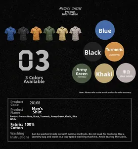 Detail view of cotton short sleeve shirt showing fabric texture and color options