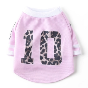 Breathable Pet Soccer Jersey Dog Football Shirt Mesh Vest For Small Medium Large Dogs Cats Sporty Puppy Sportswear T-Shirt