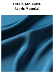 Detailed close-up of dark teal satin fabric with a silky smooth texture and natural sheen