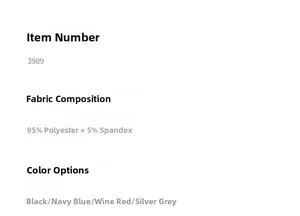 Size chart and fabric details for men's satin pajama set featuring 95% polyester blend