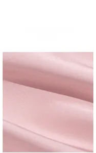 Close-up of elegant pink satin fabric showing luxurious silk texture and soft luster