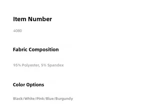 Size chart showing fabric specs 95% polyester 5% spandex for sexy V-neck nightgown