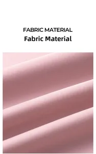 Gros plan du tissu rose doux avec des plis élégants et une finition mate délicate