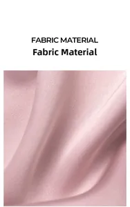 Detail showing the smooth pink satin fabric texture and silky shine of the women pajamas