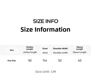 Size guide for elegant matte satin bathrobe showing measurements for length and chest