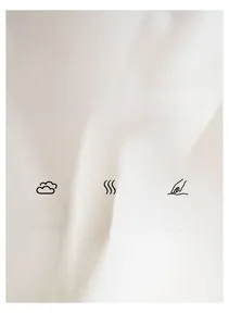 Detail of soft cream ice silk fabric showing a glossy texture and delicate drape