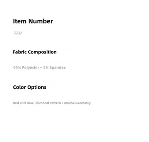 Detailed size and material chart for satin pajama set with geometric print details