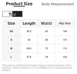 Guide des tailles pour pantalons en tricot avec mesures de longueur, taille et hanche