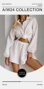 Nahaufnahme des weißen Baumwollpyjamas mit Herzprint und strukturierter Stoffoberfläche
