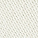 Close-up of the cream white knitted fabric showing detailed twill pattern and texture