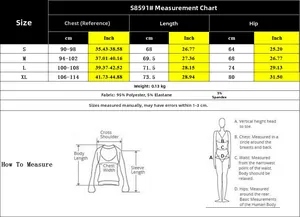 Detailed size chart for lace V-neck bodysuit showing S-XL dimensions and measuring guide