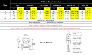 Detailed size chart for women sleeveless set with Viscose fabric measurements and guide