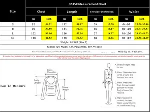 Size chart for green floral maxi dress showing chest, length and waist in cm and inches