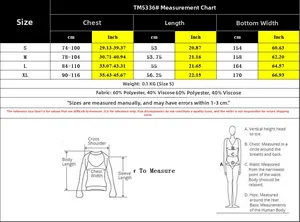 Size chart for women's plaid tube top showing S to XL chest and length in cm and inches