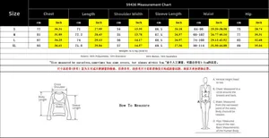 Tableau des tailles détaillé pour body en dentelle à col en V montrant les mesures S-XL