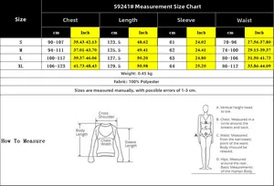 Größentabelle für Damen Hemdkleid mit Maßen in cm und Zoll für Brust und Taille