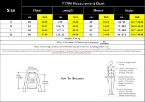 Detailed size guide table with measurements for knitted brown off-shoulder dress S-XL