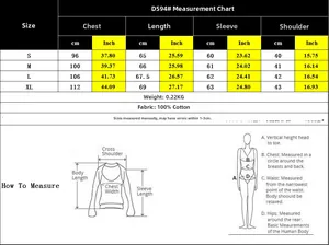 Tabella taglie camicia da donna in cotone con misure in CM e pollici dalla S alla XL