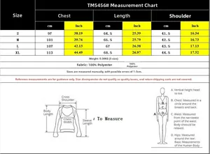 Detailed size chart for the elegant sleeveless tweed vest jacket with measurements in cm and inches