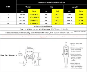 Detailed size guide table with measurements for high-waisted velvet flare leg pants